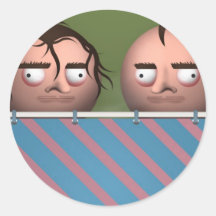 MEGUSTA.jpg Round Stickers