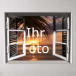 Mein Fensterblick Querformat Posterdrucke