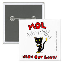 Mel "MOL: MEOW OUT LOUD" Button