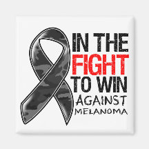 Melanoma - Fight To Win Magnet