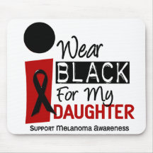 Melanoma I Wear Black For My Daughter 9 Mouse Mat