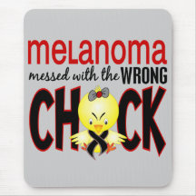 Melanoma Messed With The Wrong Chick Mousepad