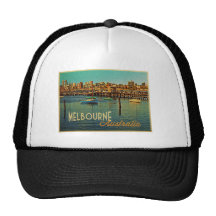 Melbourne Australia Mesh Hat