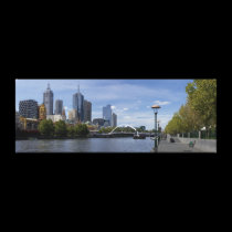 Melbourne Panorama canvas prints