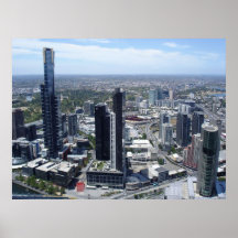 melbourne skyline poster from 14.95
