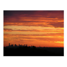 Melbourne Sunset Post Card