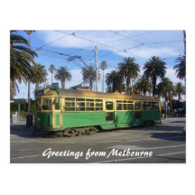 melbourne tram postcards