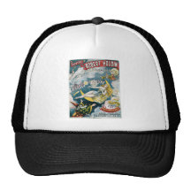Melies ~ French Magician Vintage Magic Act Trucker Hats