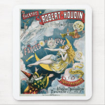 Melies ~ French Magician Vintage Magic Act Mousemat