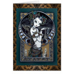 "Melita" Gothic Tribal Fusion Dancer Art Card
