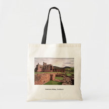 Melrose Abbey, Scotland Canvas Bags