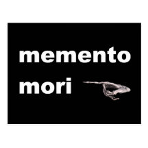 memento mori postkarte