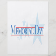 Memorial Day Full Color Flyer