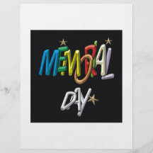 Memorial Day Full Colour Flyer