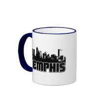 Memphis Skyline Coffee Mugs