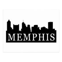 Memphis Skyline Postcard