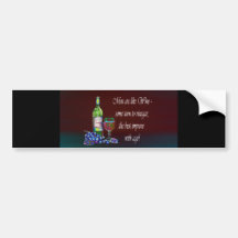 Men are like Wine! Humourous Wine Quote Gifts Bumper Stickers