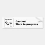 Men at work bumper stickers
