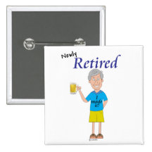 Men’s retirement pinback buttons