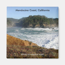 Mendocino Coast, California Fridge Magnets