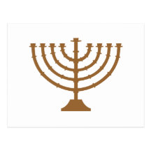 Menorah Post Card