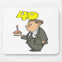 Mens 40th Birthday Gifts Mousemats