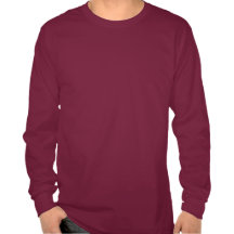 Men's Basic Long Sleeve T-Shirt Maroon