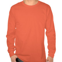 Men's Basic Long Sleeve T-Shirt Orange