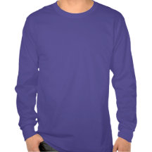 Men's Basic Long Sleeve T-Shirt Purple