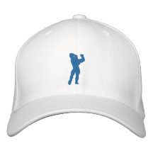 Mens Bodybuilding Pose Embroidered Hat