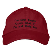Mens Embroidered Hat