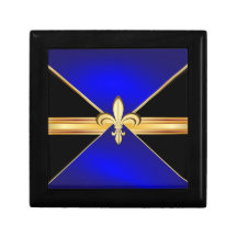 Men's Fleur-de-Lis Custom Jewellery Gift Box
