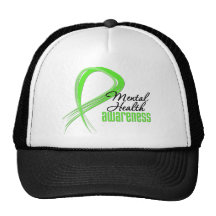 Mental Health Awareness Ribbon Trucker Hat