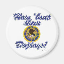 Merger Blocked - How bout them Dojboys! Refrigerator Magnet