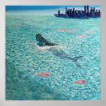 Mermaid against the Tide Print
