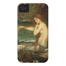 Mermaid by JW Waterhouse, Victorian Mythology Art Case-Mate iPhone 4 Case