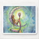 Mermaid Fantasy Fairy Art by  Molly Harrison Mousepad
