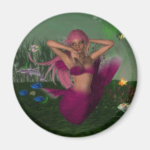 Mermaid in Sea Magnet