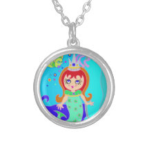 Mermaid in the Mirror Pendants
