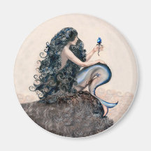 Mermaid Mermaids Fantasy Myth Magnet