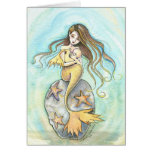 Mermaid Mother and Baby Card