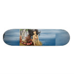 Mermaid on Beach  Skateboard