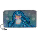 Mermaid with bright pearl speaker speakers