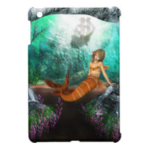 Mermaid with Shipwreck Cover For The iPad Mini
