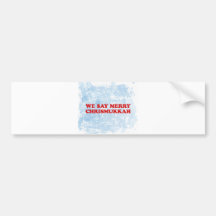 merry chrismukkah bumper stickers