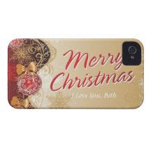 Merry Christmas 4 Case-Mate Case iPhone 4 Case-Mate Cases