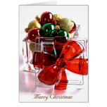 Merry Christmas - Baubles in Container Greeting Cards