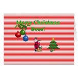 Merry Christmas Boss Card