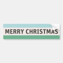 Merry Christmas Bumper Sticker