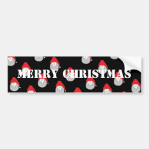 Merry Christmas Bumper Sticker